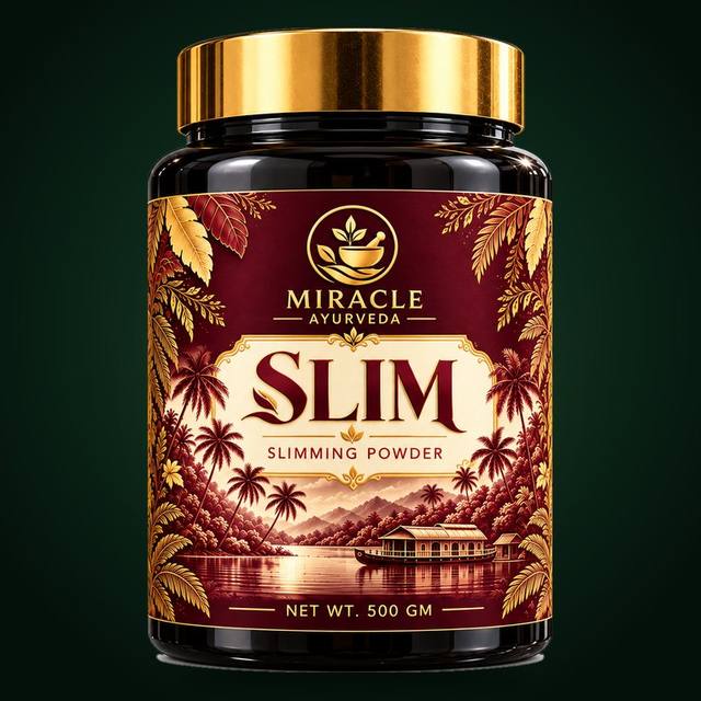 Miracle Ayurveda Slim slimming powder 500 gm jar