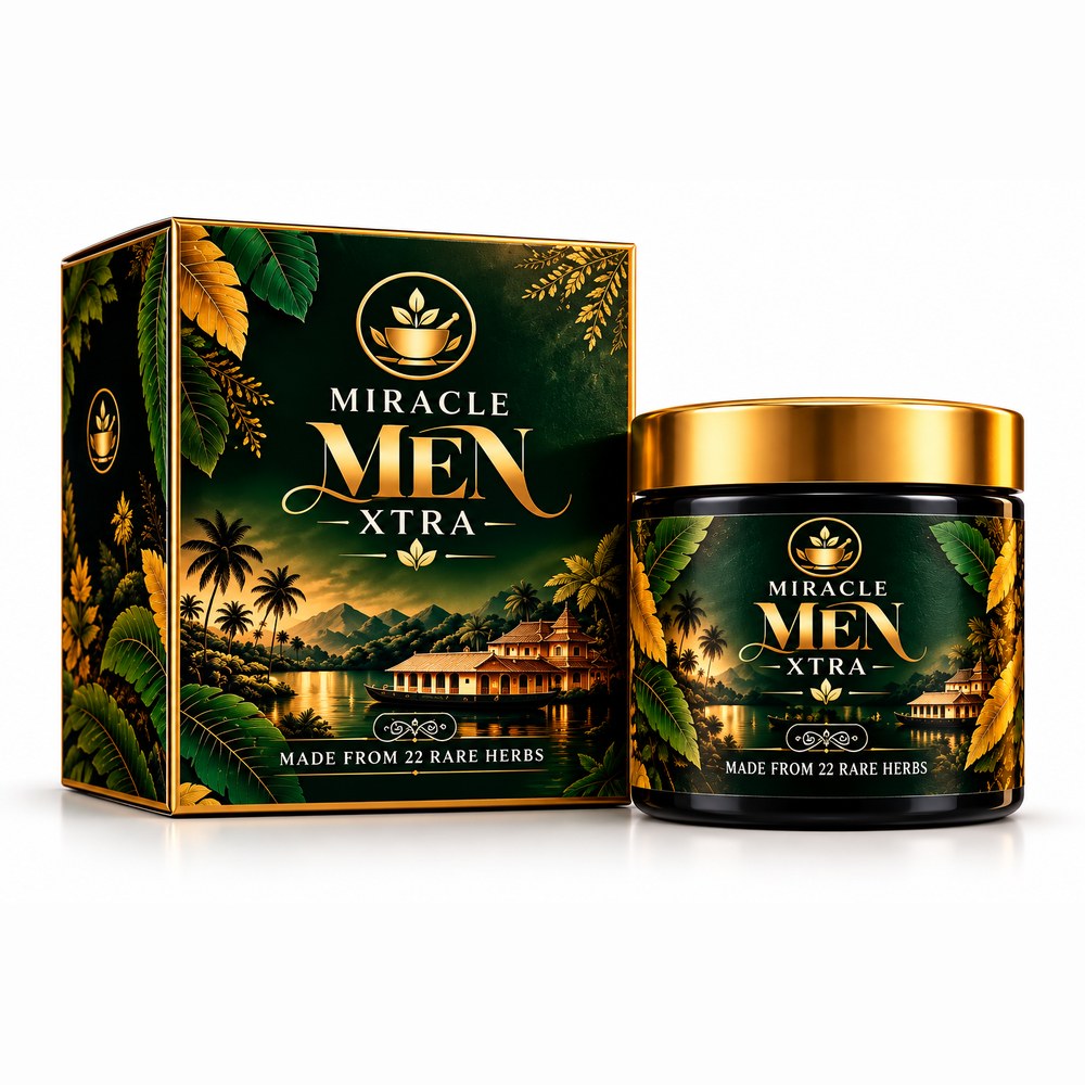 Miracle Men Xtra, 50 gm box and jar, made from 22 rare herbs